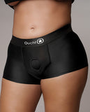 Shots Ouch Vibrating Strap On Boxer - Black Xl/xxl