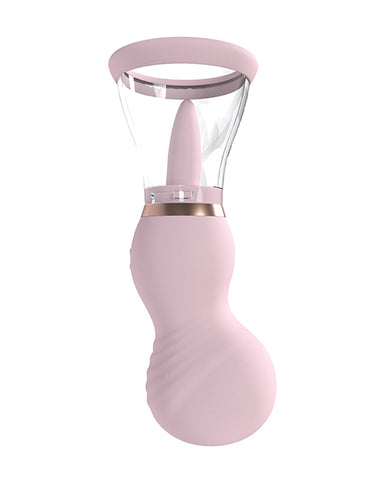 Shots Pumped Sensual Rechargeable Vulva & Breast Pump - Pink
