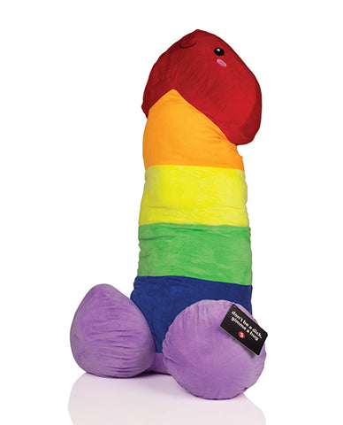 Shots Penis Plushie - Multi Color 39.4" / 100 cm