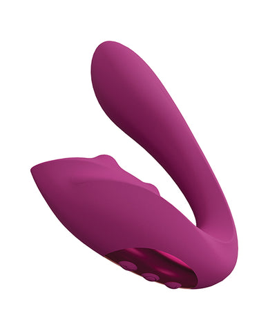 Shots Yuki Dual Action G-Spot Vibrator w/Massaging Beads - Pink