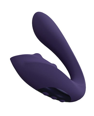 Shots Yuki Dual Action G-Spot Vibrator w/Massaging Beads - Purple
