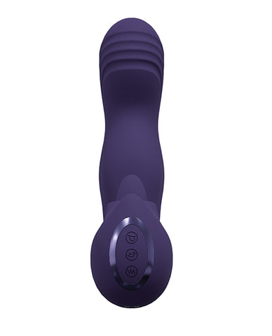Shots Yumi Triple Action G-Spot Vibrator & Stimulator - Purple
