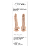 Selopa 6 Inch Lifelike Dildo - Light