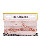 Sex & Mischief Peaches 'n CreaMe Fur Collar & Leash