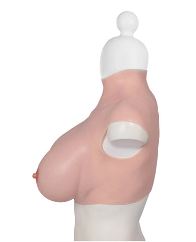 XX-DREAMSTOYS Ultra Realistic H Cup Breast Form X Large - Ivory