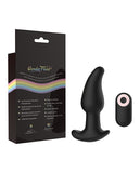 Gender Fluid Twirler Anal Vibe w/Remote - Black