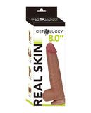 Get Lucky 8.0 Inch Real Skin Series - Light Brown