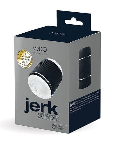 VeDO Jerk Masturbation Sleeve - Black/Clear