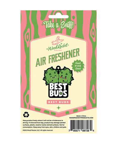 Wood Rocket Best Buds Air Freshener - Pine