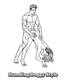 Wood Rocket the Sexiest Sex Positions Coloring Book