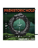 Creature Cocks Caiman Silicone Cock Ring - Black