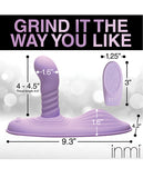 Inmi Thrust N' Grind Thrusting & Vibrating Silicone Grinder - Purple