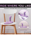 Inmi Thrust N' Grind Thrusting & Vibrating Silicone Grinder - Purple