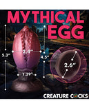 Creature Cocks Dragon Hatch Silicone Egg - Large Multi Color