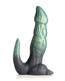 Creature Cocks Dickosaur Dinosaur Silicone Dildo  - Black/Teal