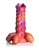Creature Cocks Nymphoid Ovipositor Silicone Dildo w/Eggs - Multi Color
