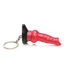 Creature Cocks Hell-Hound Silicone Key Chain - Red