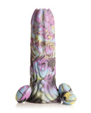 Creature Cocks Dragon Spawn Dragon Ovipositor Silicone Dildo w/Eggs - Multi Color