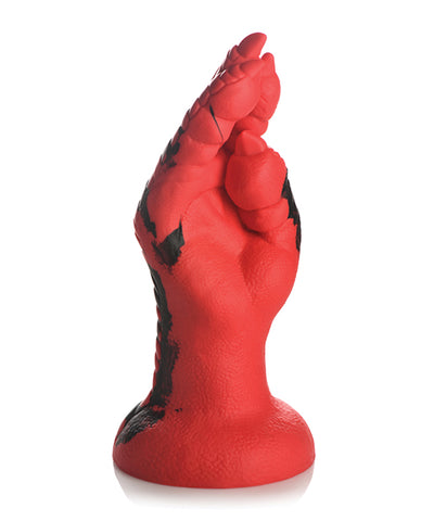 Creature Cocks Demon Claw Fisting Silicone Dildo - Red