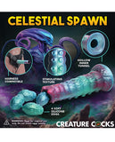 Creature Cocks Galactic Breeder Ovipositor Silicone Dildo w/Eggs - Multi Color