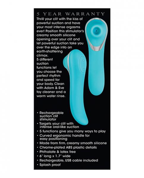French Kiss Her Clitoral Stimulator Blue Vibrator