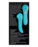 French Kiss Her Clitoral Stimulator Blue Vibrator