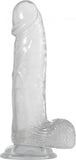 Crystal Clear 8 inches Realistic Dildo