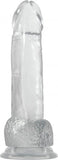 Crystal Clear 8 inches Realistic Dildo