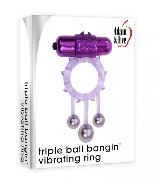 Triple Ball Bangin' Vibrating Ring