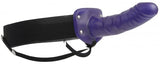 Universal Hollow Strap On Purple Dildo