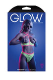 Glow Persuasive Contrast Bra & Panty Neon Green L/xl