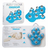 Fuzu Glove Massager Neon Blue