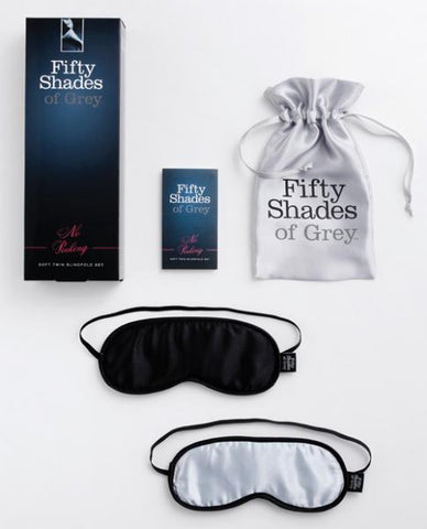 Fifty Shades of Grey No Peeking Soft Twin Blindfold Set