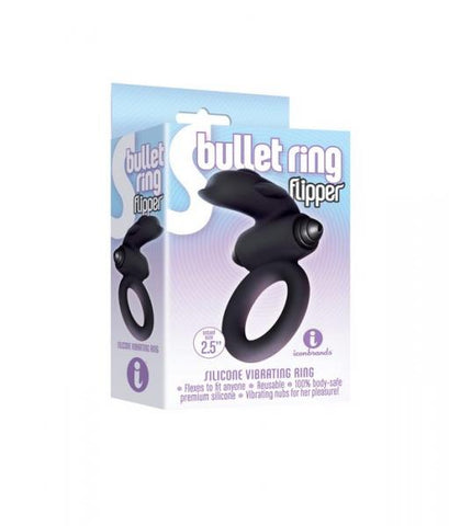 The Nines S-Bullet Ring Flipper Silicone Black