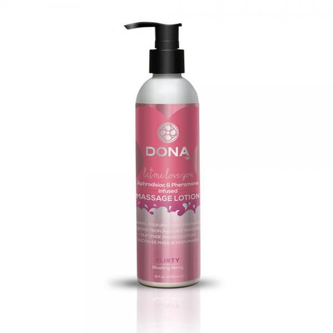 Dona Massage Lotion Flirty Blushing Berry 8oz