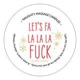 Kama Sutra Naughty Holiday Mini Massage Candle-Let's Fa La La Sugar Cookie 1.7oz