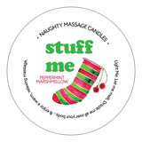 Kama Sutra Naughty Holiday Mini Massage Candle-Stuff Me Peppermint Marshmellow 1.7oz