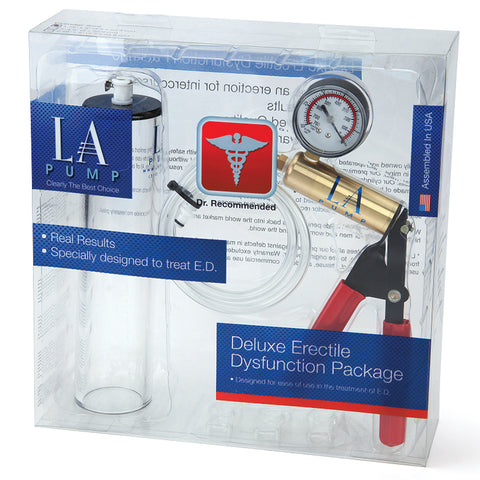 L.A. Pump Deluxe Erectile Dysfunction Package, 1.75 x 9 Inch