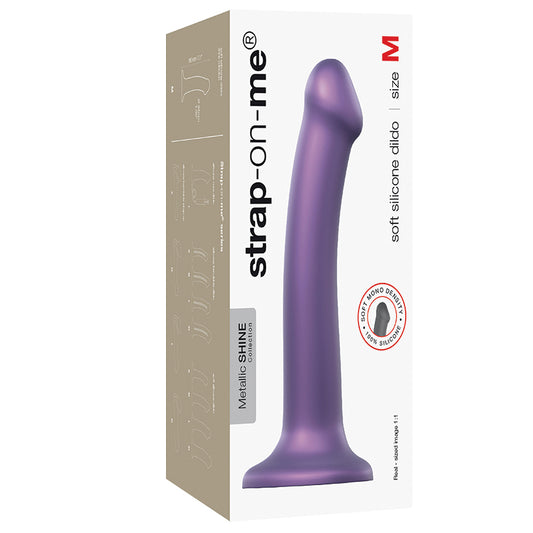 Strap On Me Mono Density Dildo Metallic-Purple