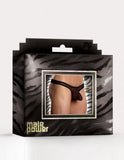 Euro Male Mesh Thong Black S/M