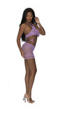 Seamless Crotchless Romper Lavender O/s