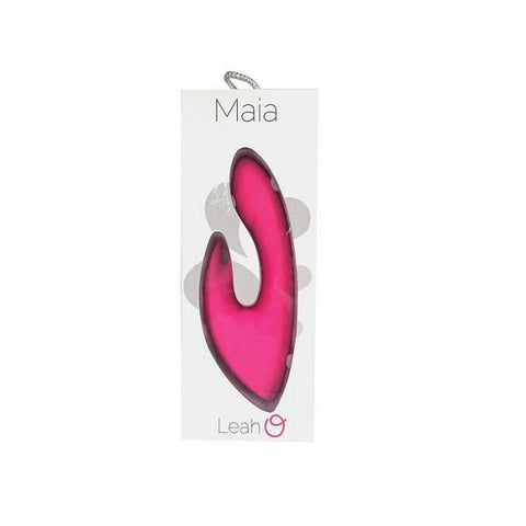 Rechargeable Silicone Rabbit Massager Leah Neon Pink