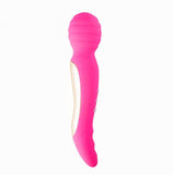 Zoe Rechargeable Dual Vibrating Wand Hot Pink