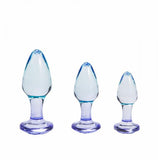 Butties 3pc Acrylic Anal Plug Set