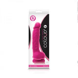 Colours Dual Density 5 inches Dildo Pink