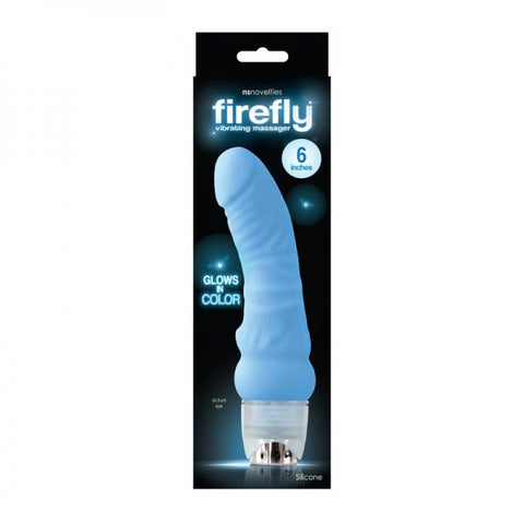 Firefly 6in Vibrating Massager Blue