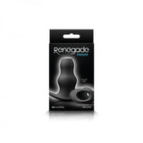 Renegade Peeker Small Black Hollow Butt Plug