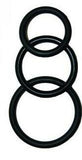 Super Silicone Cockrings - Black