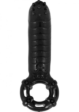 Hero Cockring & Clitoral Massager Waterproof - Black