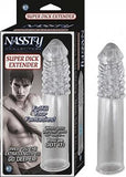 Nassty Super Dick Extender Clear Penis  Extension